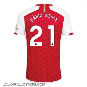 Arsenal Fabio Vieira #21 Kotipaita 2023-24 Lyhythihainen